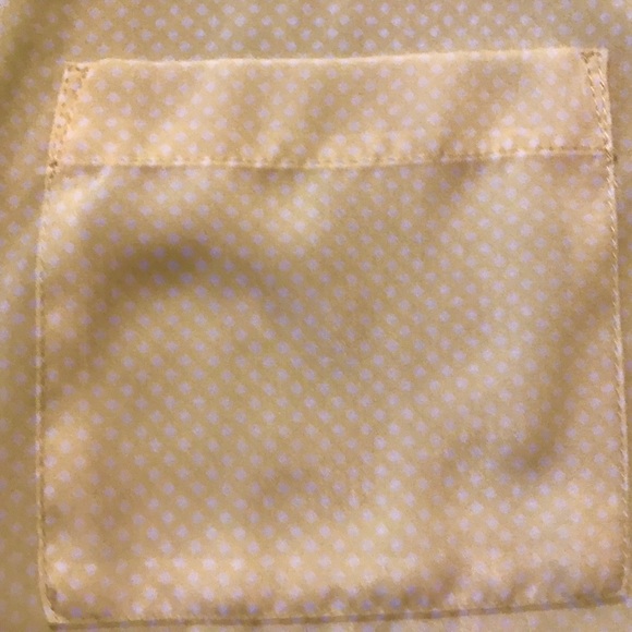 Cynthia Rowley Yellow & White Polka Dot Blouse, M - Picture 11 of 15